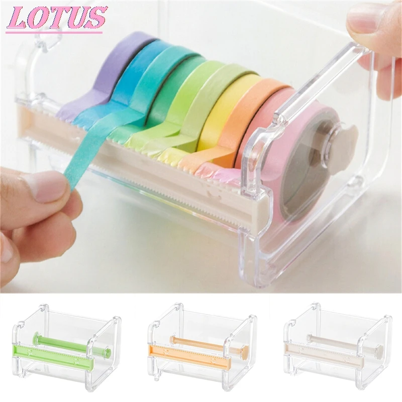 1PC Japanese Stationery Masking Tape Cutter Washi Tape Storage Organizer Cutter Holder Office Tape Dispenser Office Supplies hot
1PC Japanese Stationery Masking Tape Cutter Washi Tape Storage Organizer Cutter Holder Office Tape Dispenser Office Supplies hot