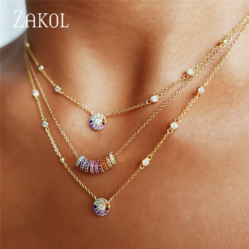 ZAKOL New Fashion Punk Hip Hop Color circle decoration Pendant Necklaces Party jewelry for women and men FSNP2167
ZAKOL New Fashion Punk Hip Hop Color circle decoration Pendant Necklaces Party jewelry for women and men FSNP2167