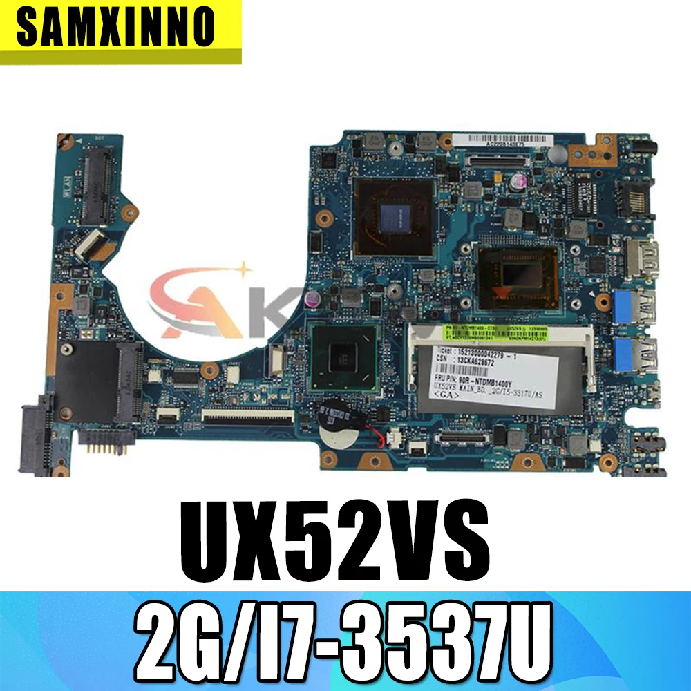 Материнская плата Akemy UX52VS с 2G/I7-3537U (V2G) GPU для Asus ZenBook UX52V UX52VS Материнская плата ноутбука
Материнская плата Akemy UX52VS с 2G/I7-3537U (V2G) GPU для Asus ZenBook UX52V UX52VS Материнская плата ноутбука