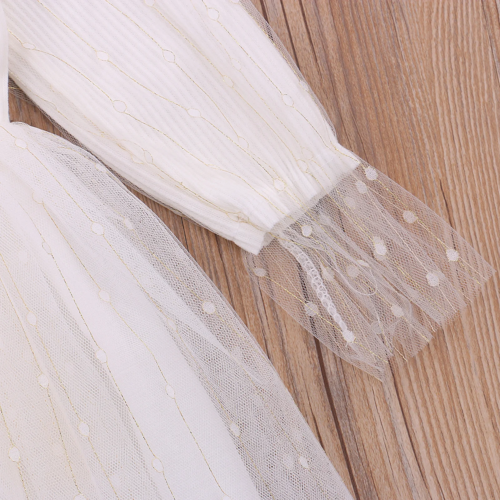 Toddler Kid Girl Princess Lace Dress, High Neck Long Sleeve Layer Mesh Solid Color Dress
Toddler Kid Girl Princess Lace Dress, High Neck Long Sleeve Layer Mesh Solid Color Dress