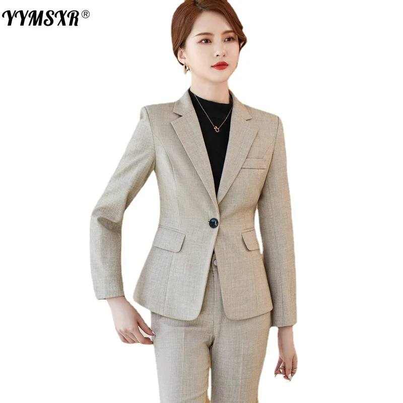 Professional Wear Women's 2022 Autumn and Winter New Ladies Office Suit Interview Work Clothes Slim Trousers 2-piece
Professional Wear Women's 2022 Autumn and Winter New Ladies Office Suit Interview Work Clothes Slim Trousers 2-piece