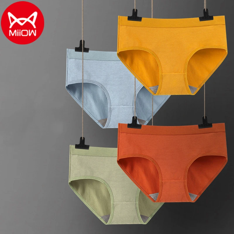 Miiow 5Pcs Women's Panties Simple Smooth Soft Pure Color Cotton Moisture-Absorbing Inner Crotch Mid-Waist Briefs Dropshipping
Miiow 5Pcs Women's Panties Simple Smooth Soft Pure Color Cotton Moisture-Absorbing Inner Crotch Mid-Waist Briefs Dropshipping