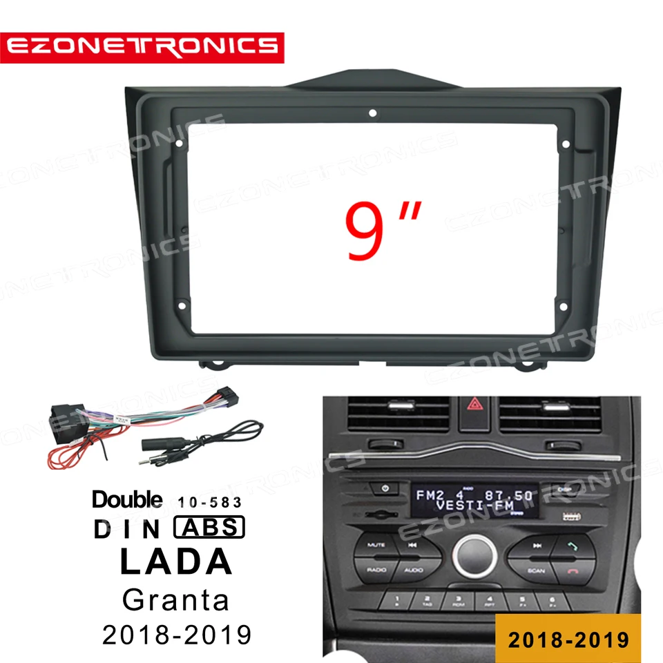 1Din2Din Car DVD Frame Audio Fitting Adaptor Dash Trim Kits Facia Panel 9inch For LADA GRANTA 2018-2019 Double Din Radio Player 
1Din2Din Car DVD Frame Audio Fitting Adaptor Dash Trim Kits Facia Panel 9inch For LADA GRANTA 2018-2019 Double Din Radio Player