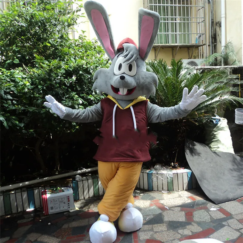 Grey Rabbit Mascot Costume Suit Cosplay Party Game Animal Fancy Dress Outfits Advertising Promotion Carnival Halloween Christmas
Grey Rabbit Mascot Costume Suit Cosplay Party Game Animal Fancy Dress Outfits Advertising Promotion Carnival Halloween Christmas
