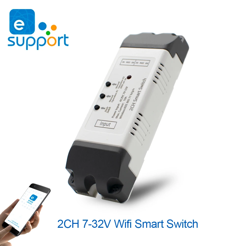 Ewelink Smart Relay Switch Electric Door Switch Warehouse Garage Company Gate Switch Remote Control No Distance Limit
Ewelink Smart Relay Switch Electric Door Switch Warehouse Garage Company Gate Switch Remote Control No Distance Limit