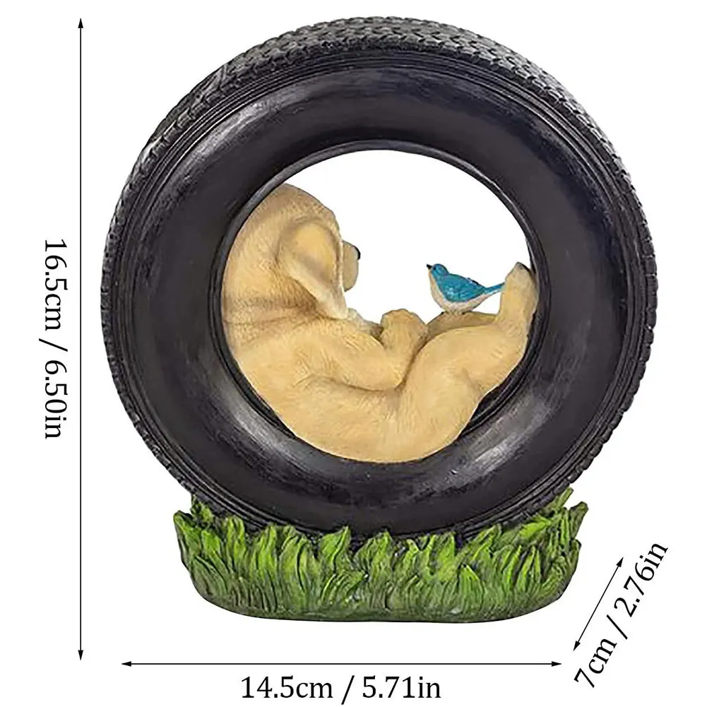 Welcome Statue Resin Resting Puppy Dog Solar Welcome Sign Figurine Outdoor Decor For Solar Tire Garden Decoration Patio
Welcome Statue Resin Resting Puppy Dog Solar Welcome Sign Figurine Outdoor Decor For Solar Tire Garden Decoration Patio