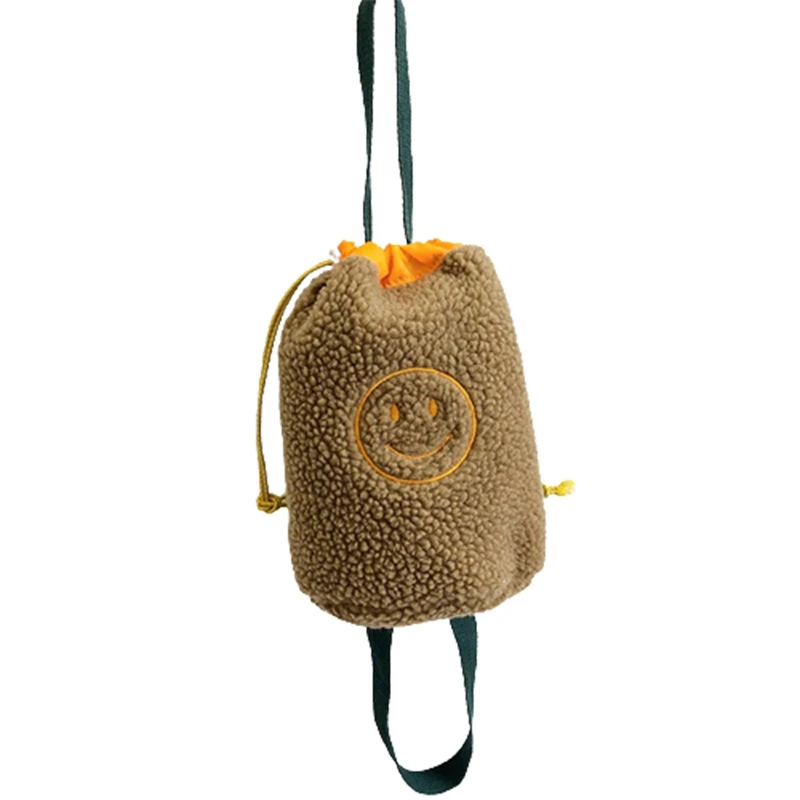 Embroidered Shoulder Bags for Women Soft Plush Student Girls Smile Bucket Crossbody Bag Lambswool Purse Handbags
Embroidered Shoulder Bags for Women Soft Plush Student Girls Smile Bucket Crossbody Bag Lambswool Purse Handbags