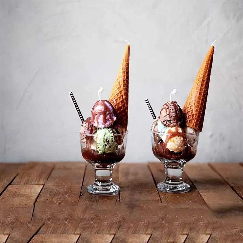 Dessert Ice Cream Cone Candle Mold Waffle Bread Candle Food Silicone Mold Handmade Candle Wax Mold 
Dessert Ice Cream Cone Candle Mold Waffle Bread Candle Food Silicone Mold Handmade Candle Wax Mold