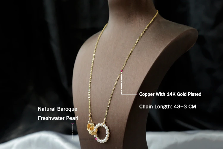 GREEN PURPLE Natural Pearl Circle Pendant Necklace For Women Wedding Party Gift Fashion Handmade 14k Gold Plated Jewelry
GREEN PURPLE Natural Pearl Circle Pendant Necklace For Women Wedding Party Gift Fashion Handmade 14k Gold Plated Jewelry