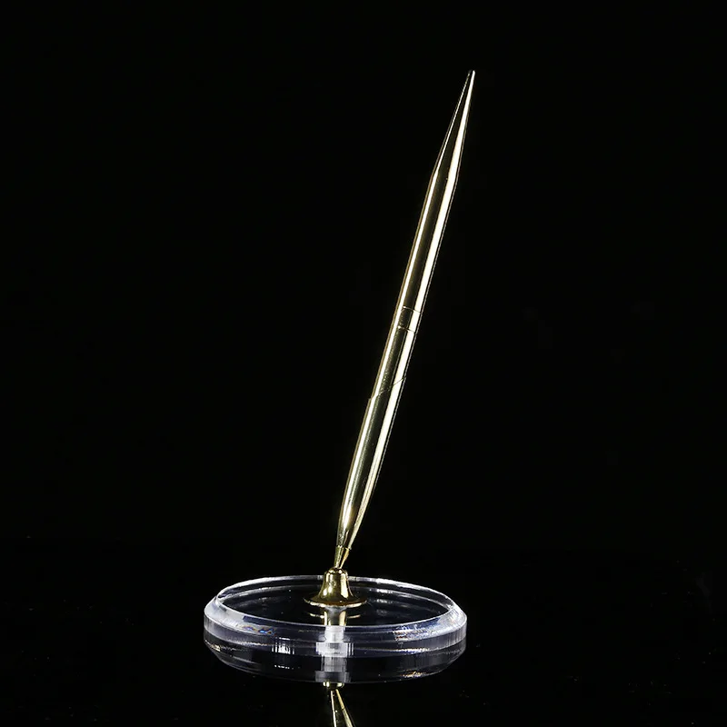 New Metal Beads Pen with round Acrylic Crystal Pen Holder Office Metal Pen Factory Wholesale
New Metal Beads Pen with round Acrylic Crystal Pen Holder Office Metal Pen Factory Wholesale