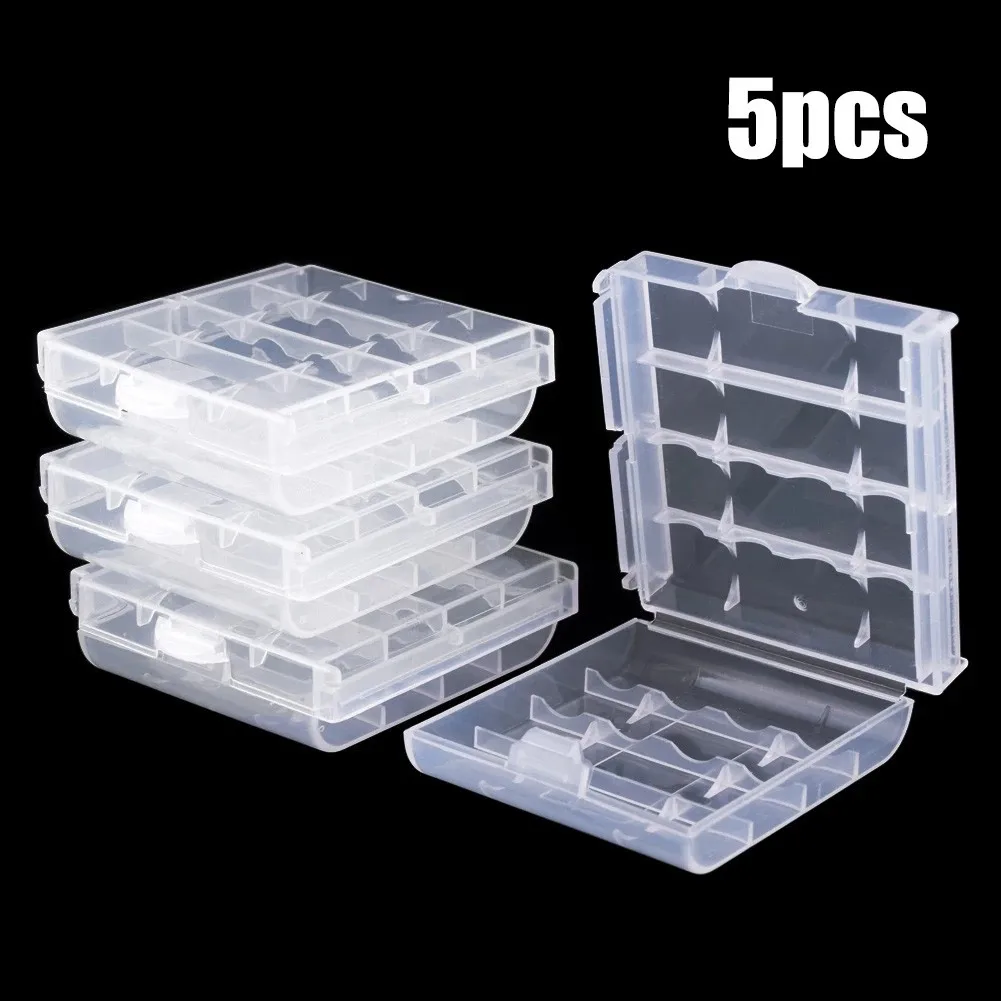5pcs Hard Plastic Battery Storage Boxes Case Holder Storage Box Cover For Rechargeable AA AAA Batteries Container Organizer
5pcs Hard Plastic Battery Storage Boxes Case Holder Storage Box Cover For Rechargeable AA AAA Batteries Container Organizer