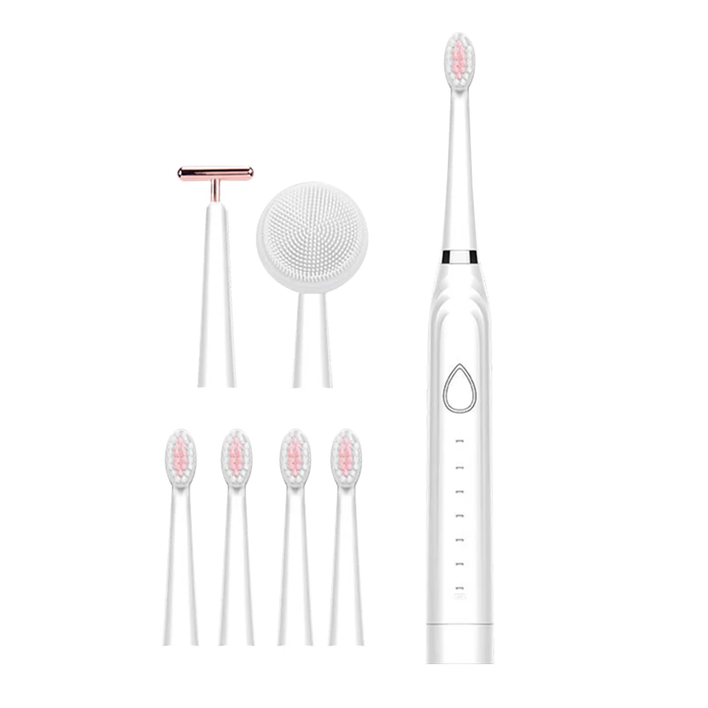 3-In-1 Electric Toothbrush 5 Ways Facial Massage Washing Brush Multifunctional Oral Whitening Cleaner
3-In-1 Electric Toothbrush 5 Ways Facial Massage Washing Brush Multifunctional Oral Whitening Cleaner