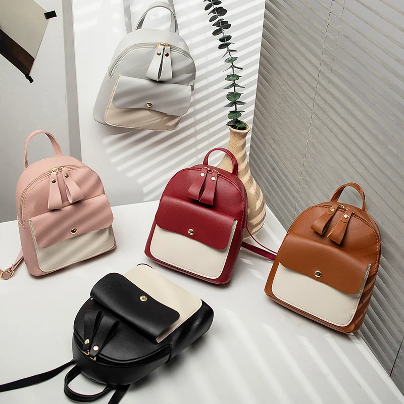 2021 New Fashion College Style Mini Contrast Color Crossbody Bag Multi-Function Anti-Theft Leather Backpacks for Women
2021 New Fashion College Style Mini Contrast Color Crossbody Bag Multi-Function Anti-Theft Leather Backpacks for Women