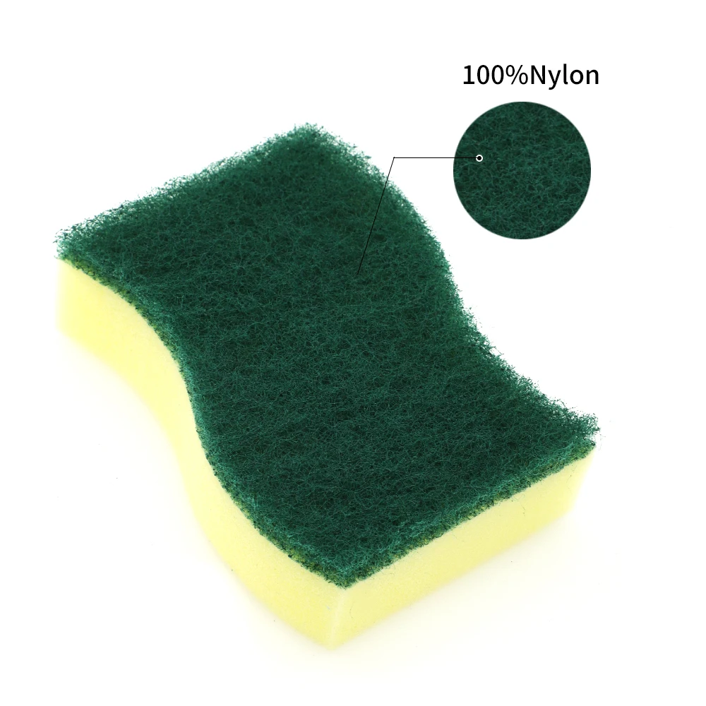 Eyliden Scrub Sponge Heavy Duty Multi-Use Non-Scratch Anti-Grease Reusable for Kitchen Household Dish Pan Pot Bathroom Green
Eyliden Scrub Sponge Heavy Duty Multi-Use Non-Scratch Anti-Grease Reusable for Kitchen Household Dish Pan Pot Bathroom Green