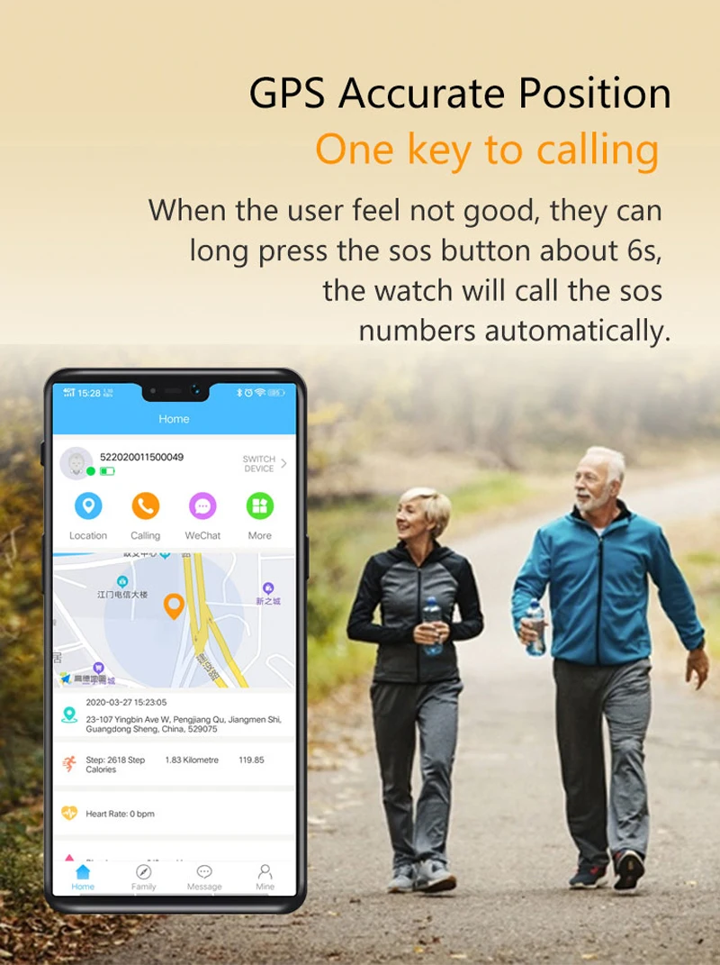 NEW 4G Elder Smart Watch G52 Heart Rate Blood Pressure Kids SOS Voice chat video call Alarm Clock Camera Outdoor GPS Track Watch 
NEW 4G Elder Smart Watch G52 Heart Rate Blood Pressure Kids SOS Voice chat video call Alarm Clock Camera Outdoor GPS Track Watch