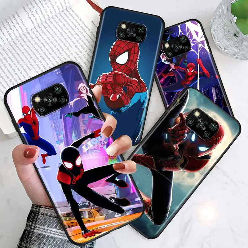 Mavel Super Hero Spider Man For Xiaomi Poco X3 NFC F3 GT X2 M3 M2 5G Pro Mi A3 Lite 9SE CC9 Soft Black Phone Case Cover Shell 
Mavel Super Hero Spider Man For Xiaomi Poco X3 NFC F3 GT X2 M3 M2 5G Pro Mi A3 Lite 9SE CC9 Soft Black Phone Case Cover Shell