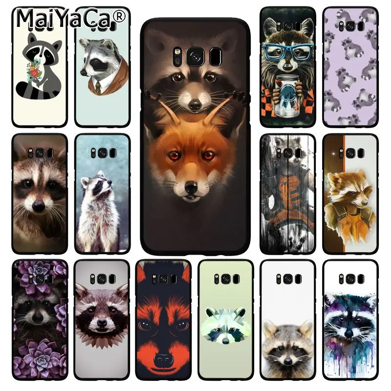 MaiYaCa чехол для телефона с рисунком животного енота Samsung Galaxy S20 S10S20 S10E S6 S7 S8 S9 Plus S10lite