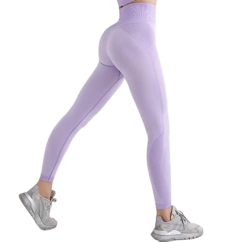 Leggings women's waist and buttocks close fitting quick drying sports pants seamless high elastic sexy yoga pants
Leggings women's waist and buttocks close fitting quick drying sports pants seamless high elastic sexy yoga pants