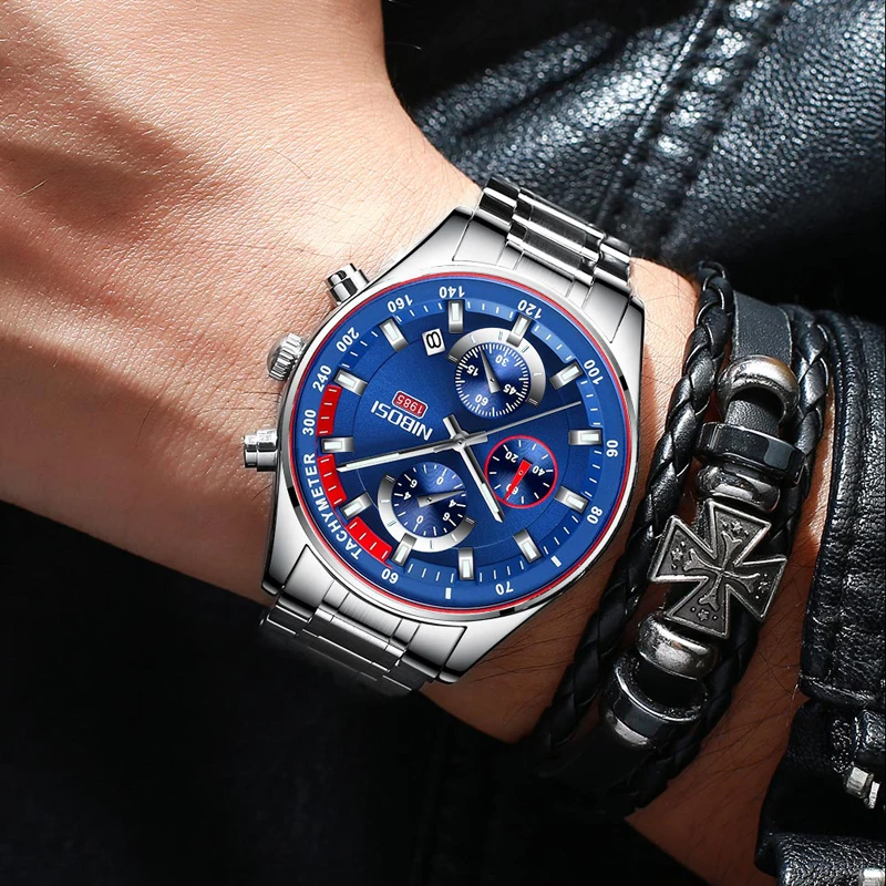 NIBOSI Fashion Mens Watches Top Brand Luxury Wrist Watch Chronograph Quartz Clock Gold Watch Men Waterproof Relogio Masculino
NIBOSI Fashion Mens Watches Top Brand Luxury Wrist Watch Chronograph Quartz Clock Gold Watch Men Waterproof Relogio Masculino