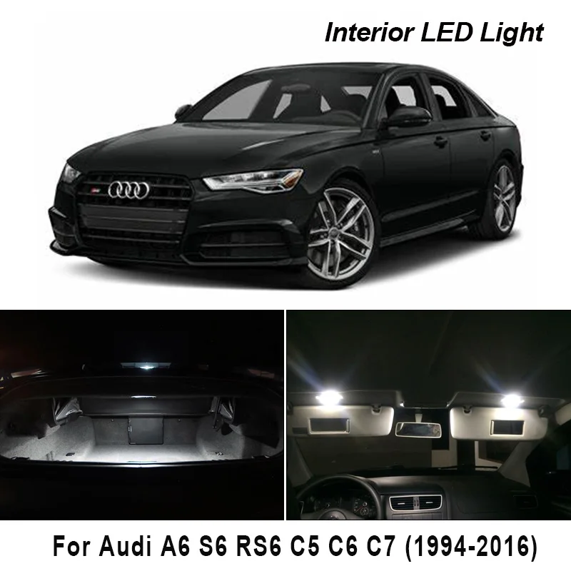 100% White Canbus Error Free LED Bulb Interior Dome Map Indoor Light Kit For Audi A6 S6 RS6 C5 C6 C7 (1994-2016)
100% White Canbus Error Free LED Bulb Interior Dome Map Indoor Light Kit For Audi A6 S6 RS6 C5 C6 C7 (1994-2016)