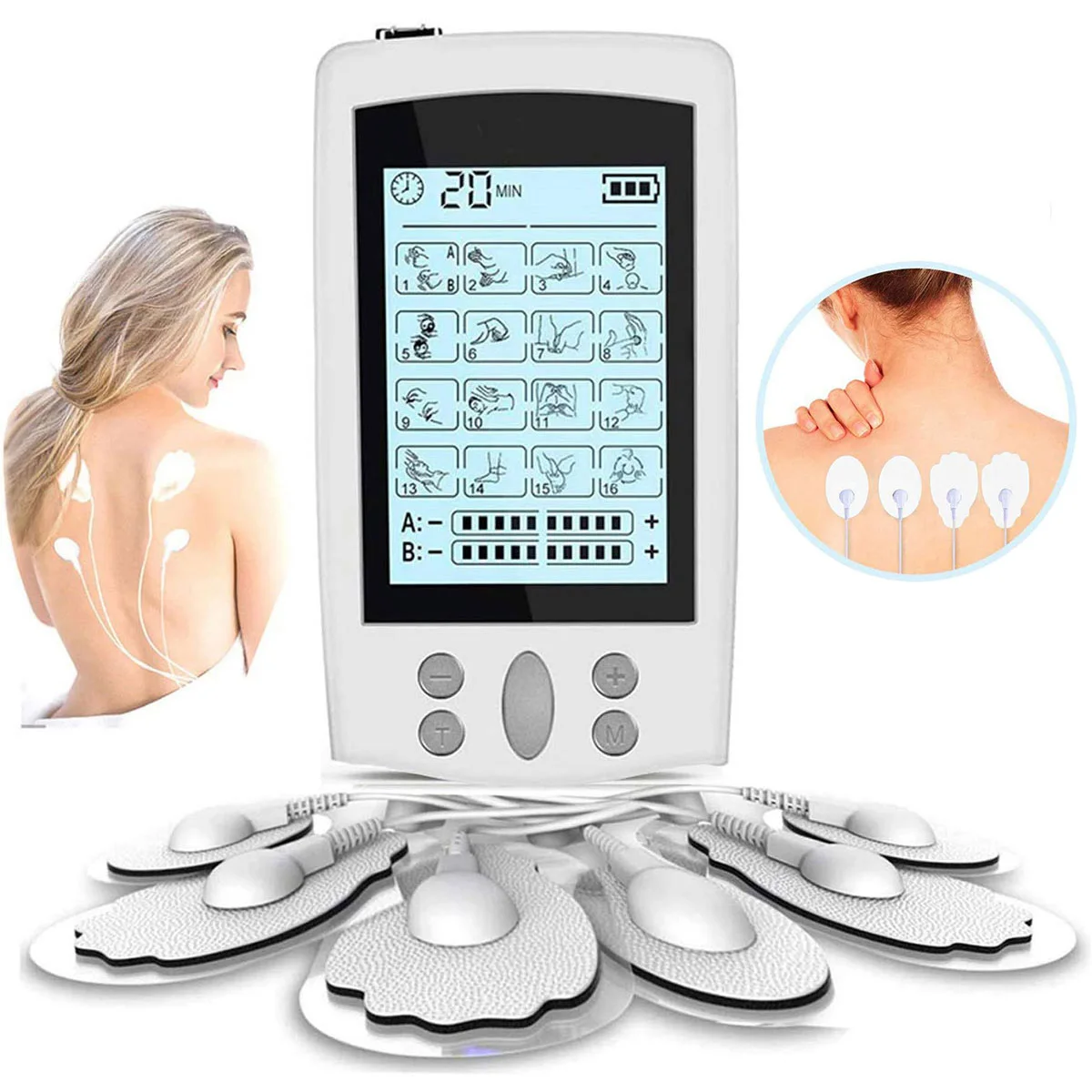 16 Models Electric herald Tens Muscle Stimulator EMS Acupuncture Body Massage Digital Therapy Machine Electrostimulator
16 Models Electric herald Tens Muscle Stimulator EMS Acupuncture Body Massage Digital Therapy Machine Electrostimulator