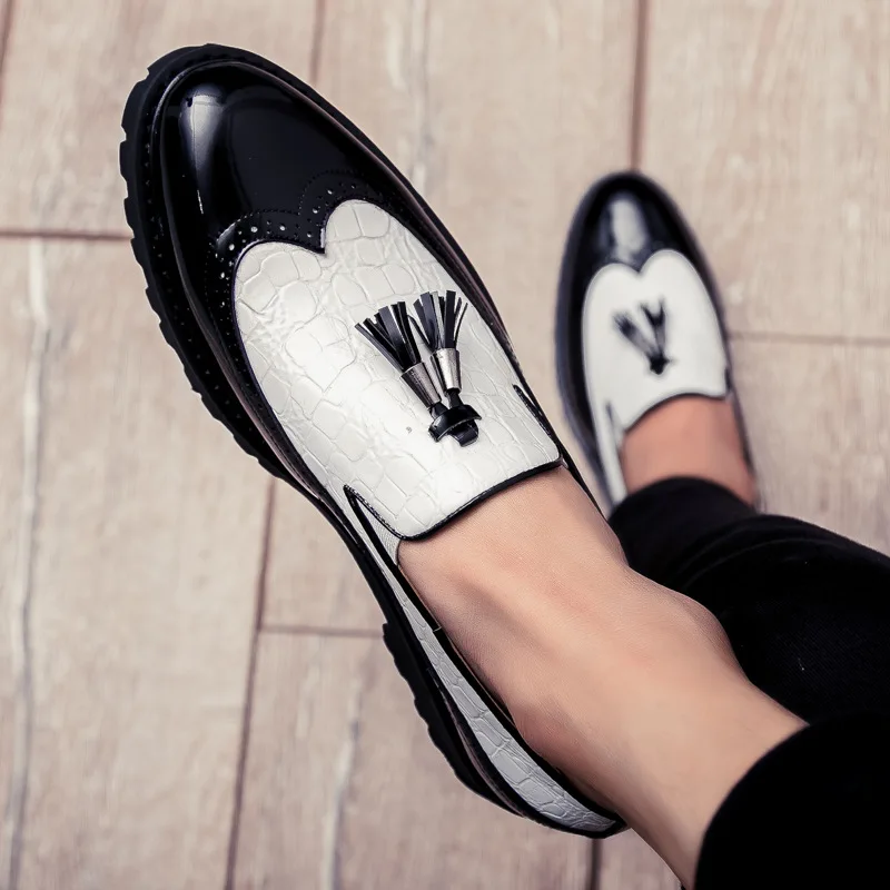 Men Loafers Exquisite Leather Shoes For Man Business Dress Shoes Elegant Shoes Fashion Men's Flats Big Size Zapatos De Hombre
Men Loafers Exquisite Leather Shoes For Man Business Dress Shoes Elegant Shoes Fashion Men's Flats Big Size Zapatos De Hombre