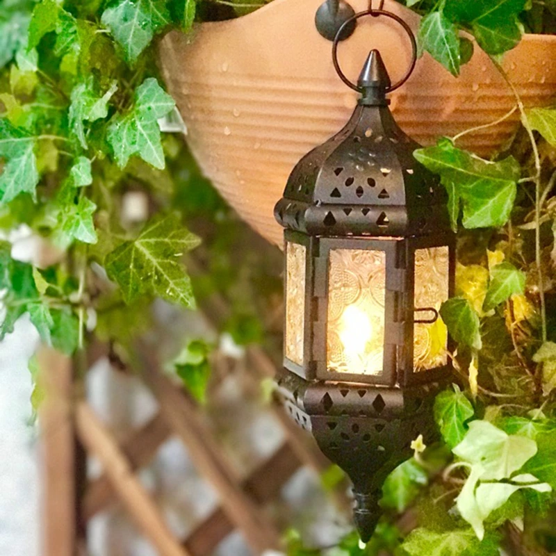 Morocco Nordic Candle Holder Metal Vintage Hanging Candle Holder Glass Creativity Portacandela Rustic Decoration for Home WB50ZT 
Morocco Nordic Candle Holder Metal Vintage Hanging Candle Holder Glass Creativity Portacandela Rustic Decoration for Home WB50ZT