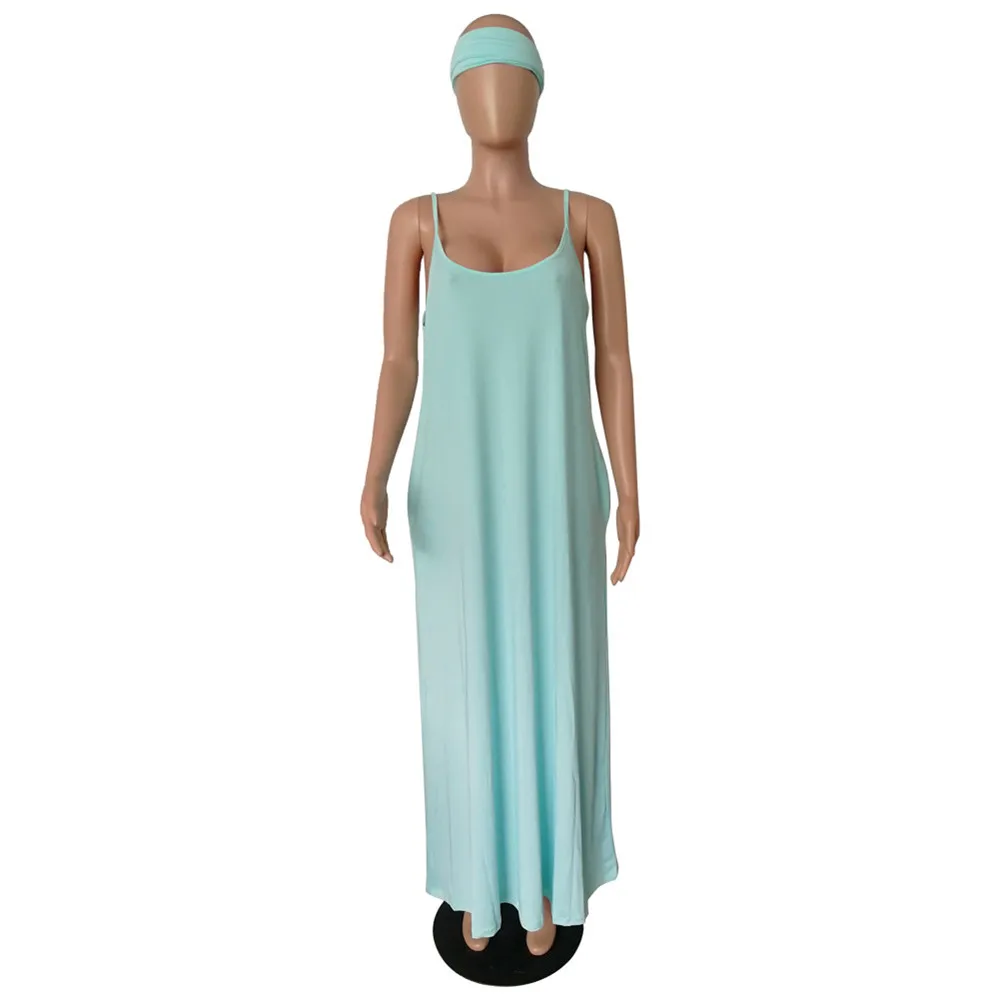 Casual OversIzed Dress Womens Spaghetti Strap Loose Solid Maxi Dress Summer Sleeveless Plus Size Clothes Multi Wear
Casual OversIzed Dress Womens Spaghetti Strap Loose Solid Maxi Dress Summer Sleeveless Plus Size Clothes Multi Wear