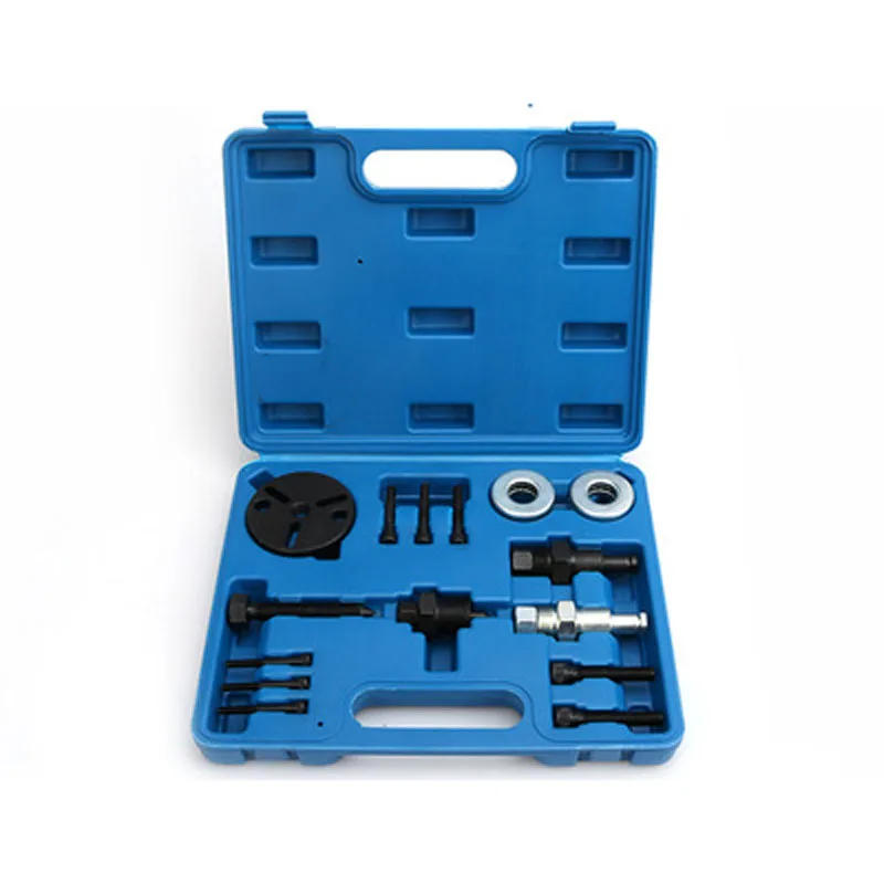 15PC Air Compressor Clutch Rebuild Removal Tool Kit AC Clutch Puller on Car Auto Air Conditioning for GM Ford Chrysler.
15PC Air Compressor Clutch Rebuild Removal Tool Kit AC Clutch Puller on Car Auto Air Conditioning for GM Ford Chrysler.
