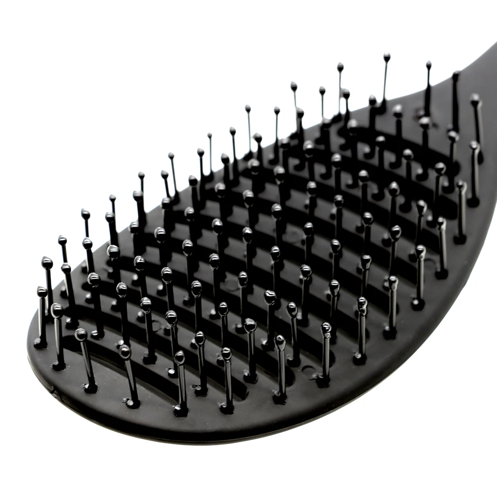 Black New Oval Hair Tangle Brush Nylon Ball Tip Curved Hair Comb For Hair Styling Scalp Massage Brush Hair Wig In Good Quality
Black New Oval Hair Tangle Brush Nylon Ball Tip Curved Hair Comb For Hair Styling Scalp Massage Brush Hair Wig In Good Quality