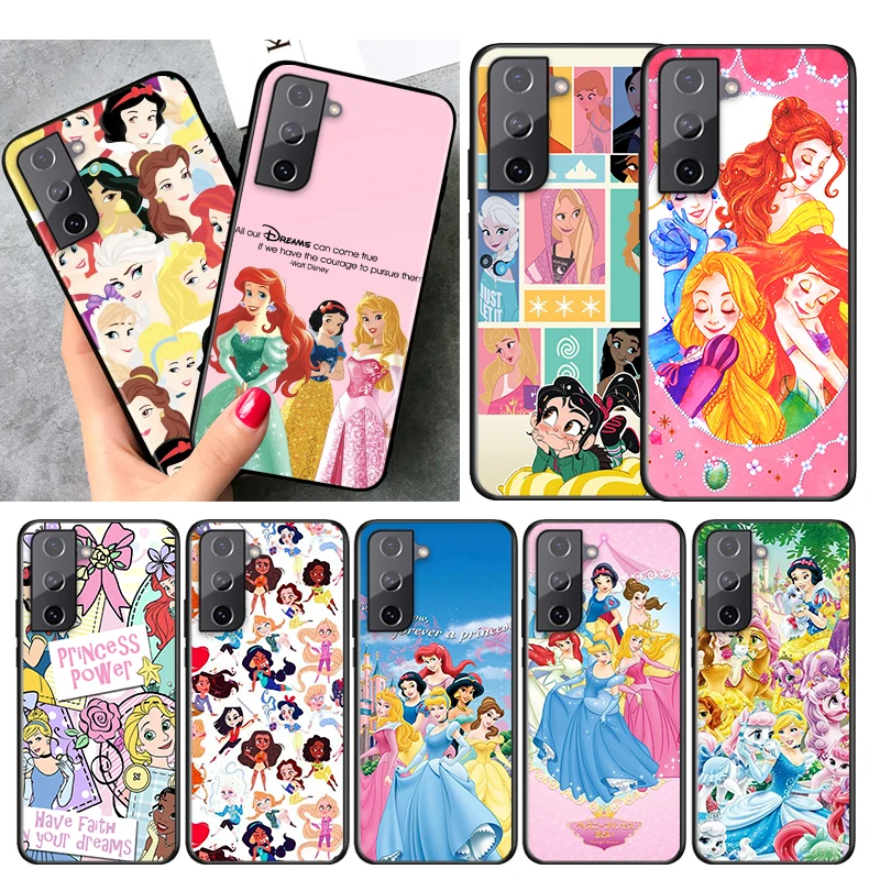 Disney cute princess For Samsung S22 S21 S20 FE Ultra Pro Lite S10 5G S10E S9 S8 S7 S6 Edge Plus Black Phone Case Capa
Disney cute princess For Samsung S22 S21 S20 FE Ultra Pro Lite S10 5G S10E S9 S8 S7 S6 Edge Plus Black Phone Case Capa