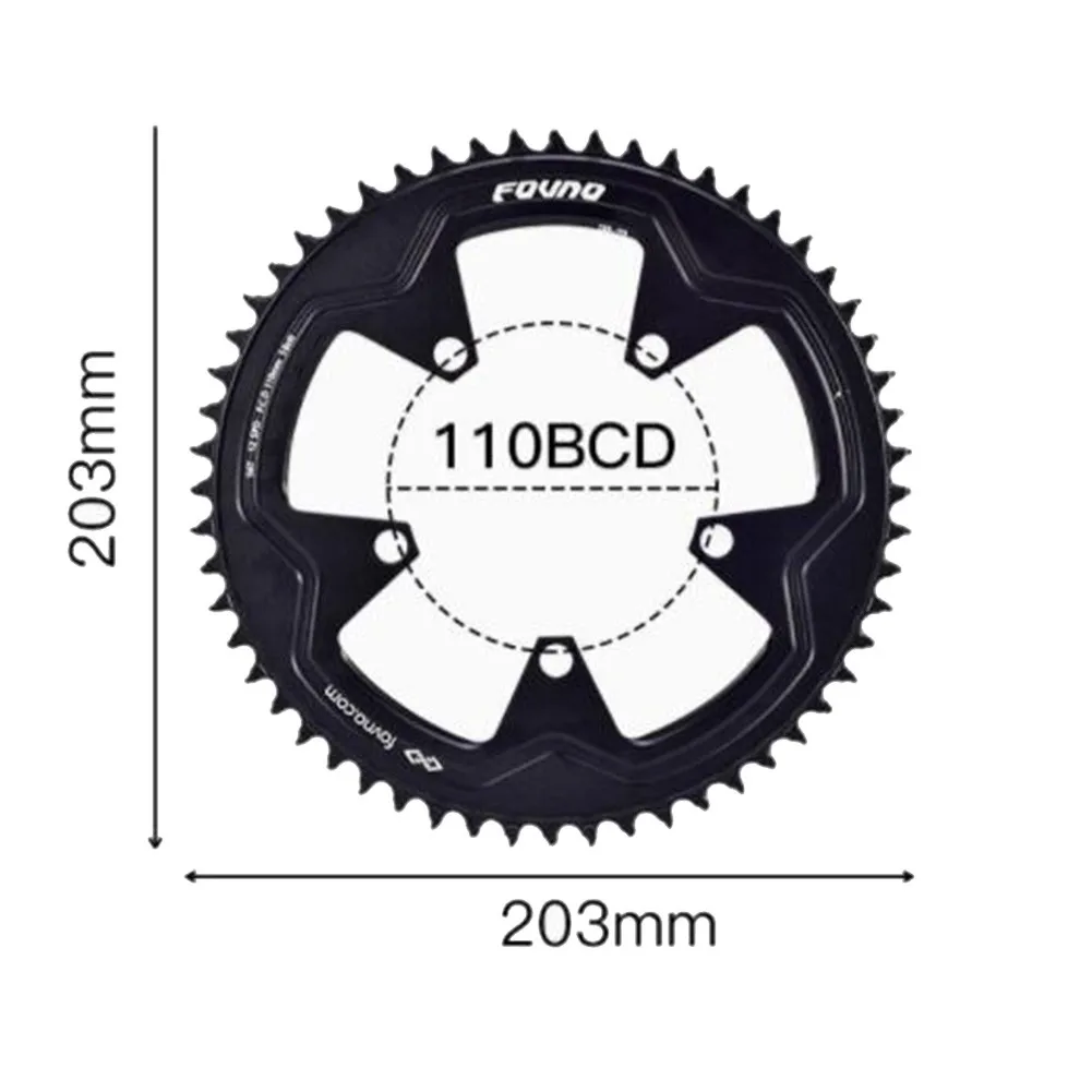 110BCD Chainring Narrow Wide Round Chain Ring 38-58T Chainring RACEFACE