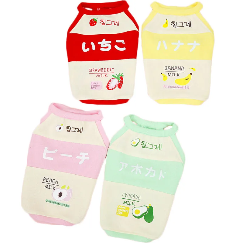 Japanese Style Fruit Print Sexy Puppy Clothes Dog Vest Hoodies Shirt Summer For Small Dogs Chiwawa Yorks Pet Costume Sweatshirts
Japanese Style Fruit Print Sexy Puppy Clothes Dog Vest Hoodies Shirt Summer For Small Dogs Chiwawa Yorks Pet Costume Sweatshirts