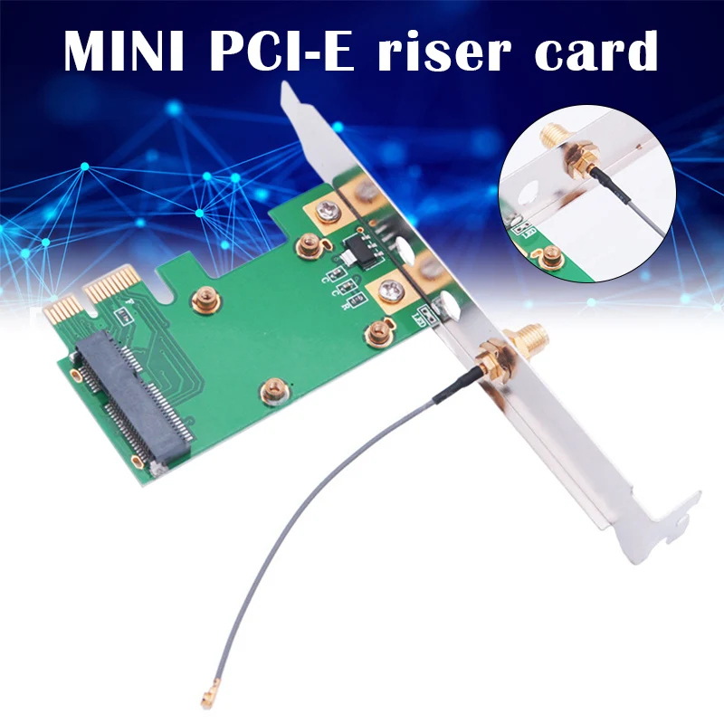 MINI PCI-E to Desktops PCI-E Card Adapter Wireless Networks Card Mini PCIE PC Laptop Wireless Networks Card Adapter Card ND998
MINI PCI-E to Desktops PCI-E Card Adapter Wireless Networks Card Mini PCIE PC Laptop Wireless Networks Card Adapter Card ND998