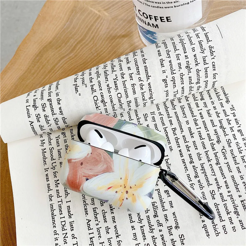 Luxury Flower Painting Case For Airpods Cover Cute Cartoon stripe Headphones Case Box For airpod pro 2 1 Silicone Earphone Case
Luxury Flower Painting Case For Airpods Cover Cute Cartoon stripe Headphones Case Box For airpod pro 2 1 Silicone Earphone Case