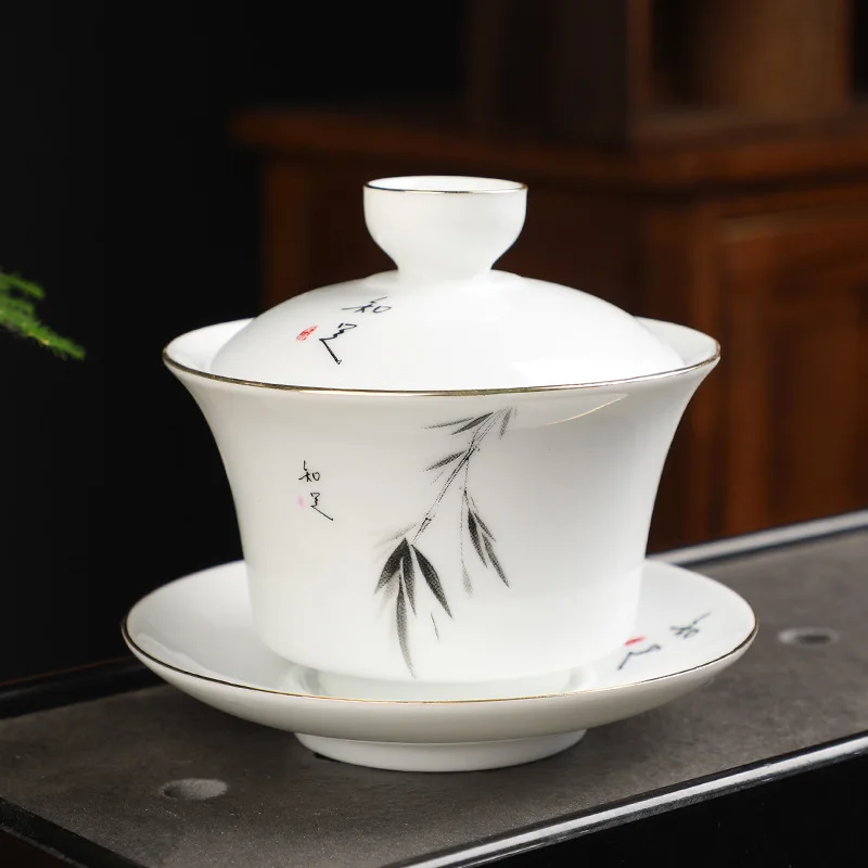 Китайский чайный сервиз Sancai Gaiwan, керамический чайный сервиз, ручная работа, чашка для чая в стиле кунг-фу, чайная посуда, чайные чаши с крышка...
Китайский чайный сервиз Sancai Gaiwan, керамический чайный сервиз, ручная работа, чашка для чая в стиле кунг-фу, чайная посуда, чайные чаши с крышка...