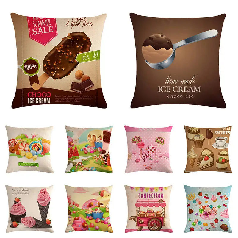 Sweat Cup Cake Print Pillow Case 45*45 Print Pillow Cases Cotton Linen Sofa Car Cushion Cover Home
Sweat Cup Cake Print Pillow Case 45*45 Print Pillow Cases Cotton Linen Sofa Car Cushion Cover Home
