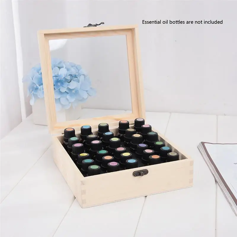 30 Slots Essential Oil Box Wooden Storage Case Organizer 15ml Essential Oil Bottles Storage Case Box
30 Slots Essential Oil Box Wooden Storage Case Organizer 15ml Essential Oil Bottles Storage Case Box