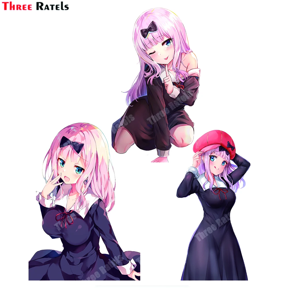 Three Ratels D98 Fujiwara Chika Car External Decor Sticker Waterproof Property Decals Vinyl Material Auto Decals
Three Ratels D98 Fujiwara Chika Car External Decor Sticker Waterproof Property Decals Vinyl Material Auto Decals
