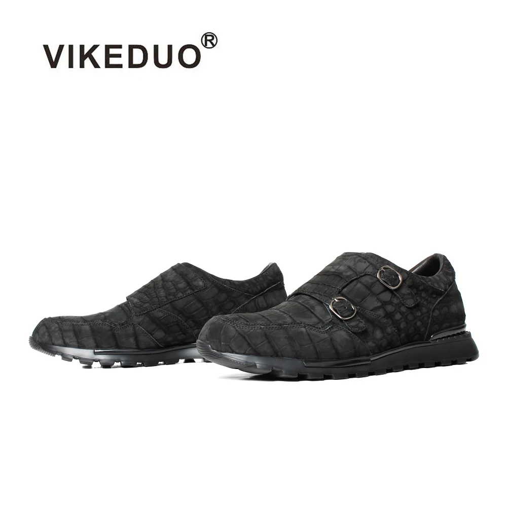 VIKEDUO Hand Made Nubuck Crocodile Guangzhou Factory Personal Bespoke Black Sneakers Mens Leather Casual Business Shoes
VIKEDUO Hand Made Nubuck Crocodile Guangzhou Factory Personal Bespoke Black Sneakers Mens Leather Casual Business Shoes