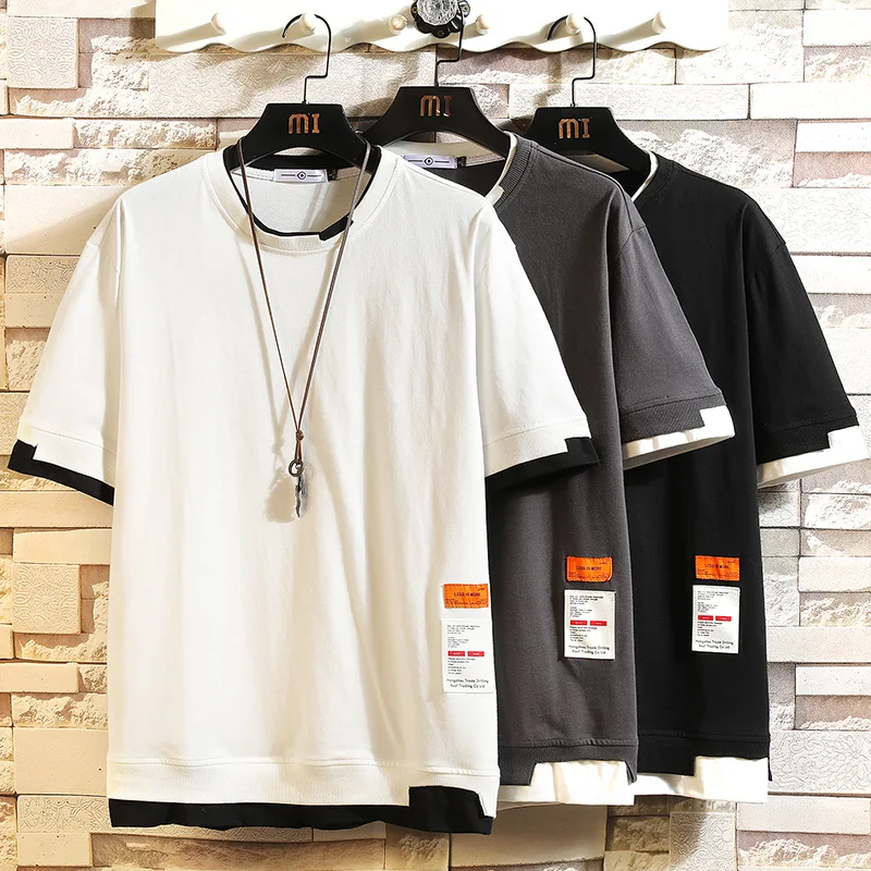 Summer Short Fashion White T-shirt Streetwear One Piece Hip Hop Rock Punk Men Top Tees Tshirt Clothes
Summer Short Fashion White T-shirt Streetwear One Piece Hip Hop Rock Punk Men Top Tees Tshirt Clothes
