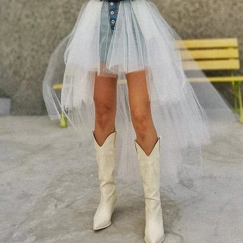 White Tulle Skirt Women Jean Pleated Skirt Long Tulle Skirt High Waist Skirt for Woman Elegant Wedding Detachable Skirts 2021
White Tulle Skirt Women Jean Pleated Skirt Long Tulle Skirt High Waist Skirt for Woman Elegant Wedding Detachable Skirts 2021