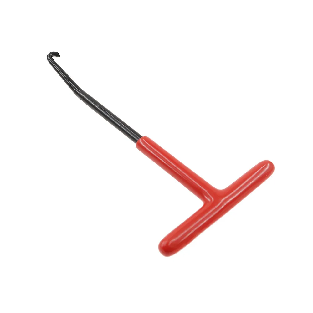 T-Type Spring Hook Puller Rubber Sleeve Handle Matt Black Coat Rustproof For Scooter Bicycle Motorcycle Repair Tools Universal
T-Type Spring Hook Puller Rubber Sleeve Handle Matt Black Coat Rustproof For Scooter Bicycle Motorcycle Repair Tools Universal