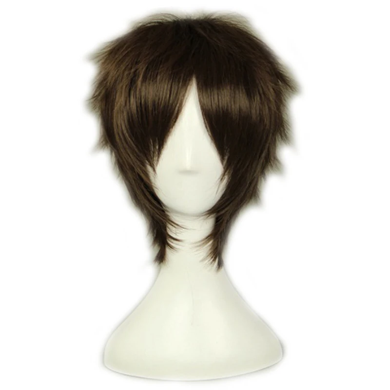 Attack on Titan Eren Jaeger Brown Men's Short Layered High Temperature Fiber Hair Peluca Anime Costume Cosplay Wig
Attack on Titan Eren Jaeger Brown Men's Short Layered High Temperature Fiber Hair Peluca Anime Costume Cosplay Wig