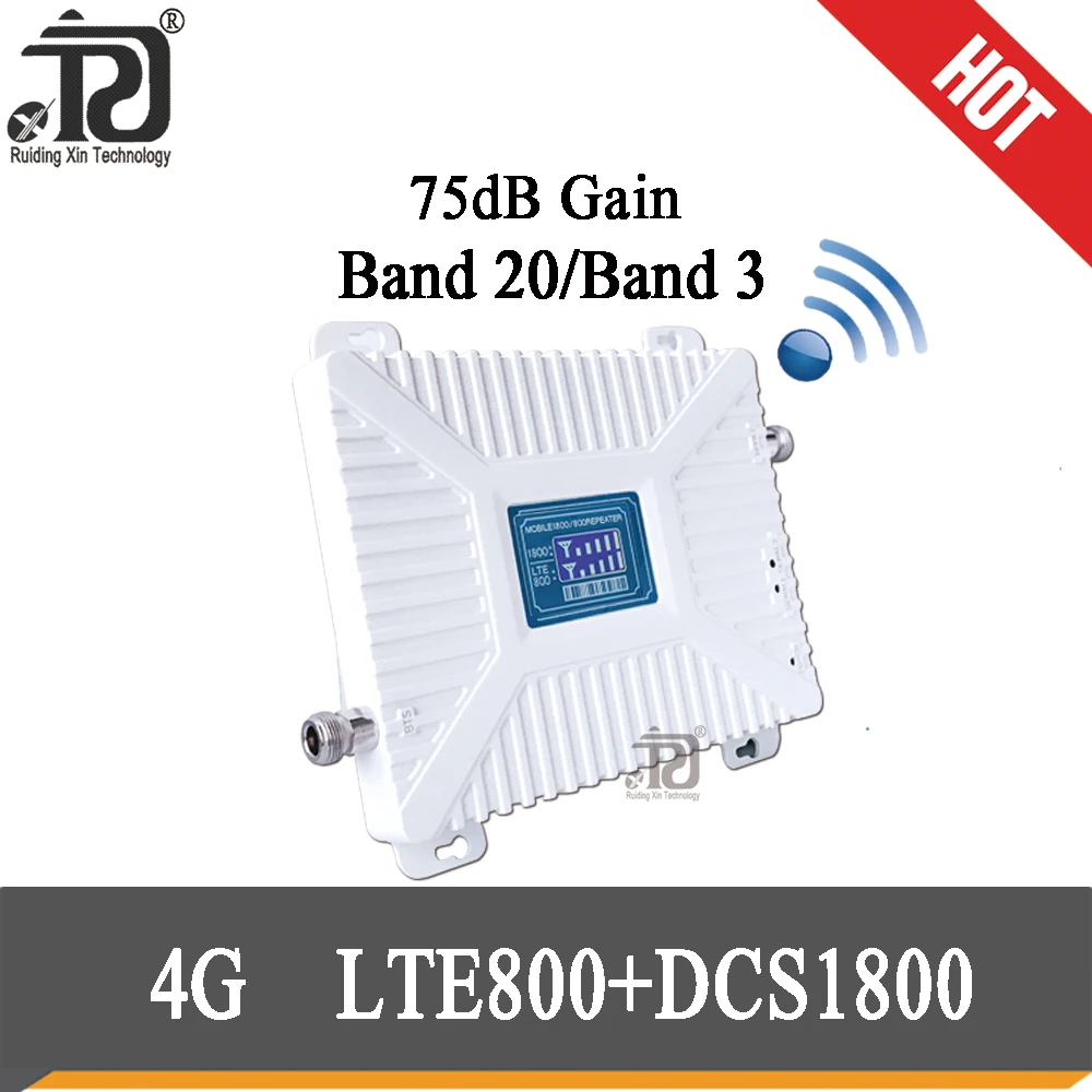 4G Cellphone Booster LTE800 1800 Signal Booster 4G DCS Mobile Signal Repeater 4g Cellular Amplifier 4G Network 75dB Gain
4G Cellphone Booster LTE800 1800 Signal Booster 4G DCS Mobile Signal Repeater 4g Cellular Amplifier 4G Network 75dB Gain