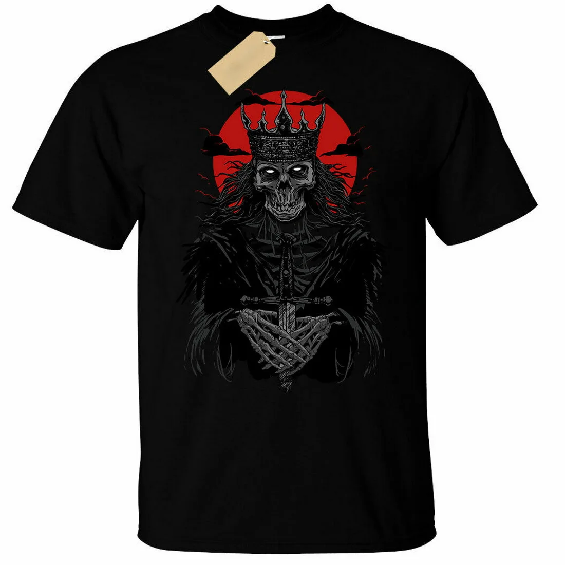 Dead King Tops Tee T Shirt Mens Death Skeleton Lich Zombie Undead Skull Gothic Harajuku Tops Fashion Classic T-Shirt
Dead King Tops Tee T Shirt Mens Death Skeleton Lich Zombie Undead Skull Gothic Harajuku Tops Fashion Classic T-Shirt