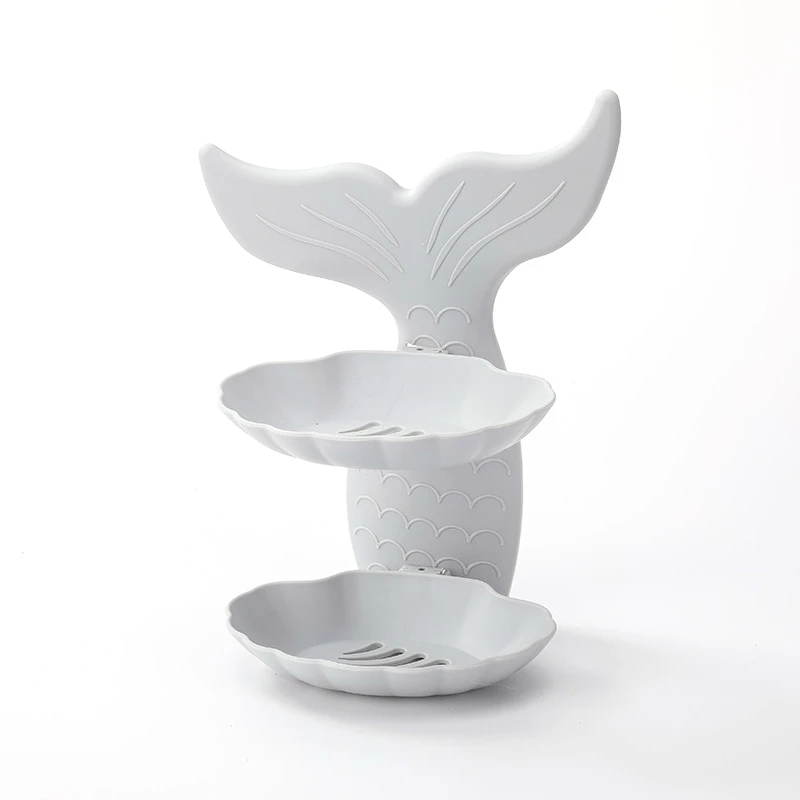 Soap box mermaid-shaped wall-mounted double-layer drain soap box bathroom shower soap holder bathroom supplies bathroom gadgets
Soap box mermaid-shaped wall-mounted double-layer drain soap box bathroom shower soap holder bathroom supplies bathroom gadgets