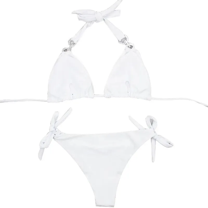 Uvrcos Sexy Crystal Diamond Bikini Swimwear Women Swimsuit Chain Bandage Bikini Set Female Push Up Bathing Suits Beach Wear
Uvrcos Sexy Crystal Diamond Bikini Swimwear Women Swimsuit Chain Bandage Bikini Set Female Push Up Bathing Suits Beach Wear