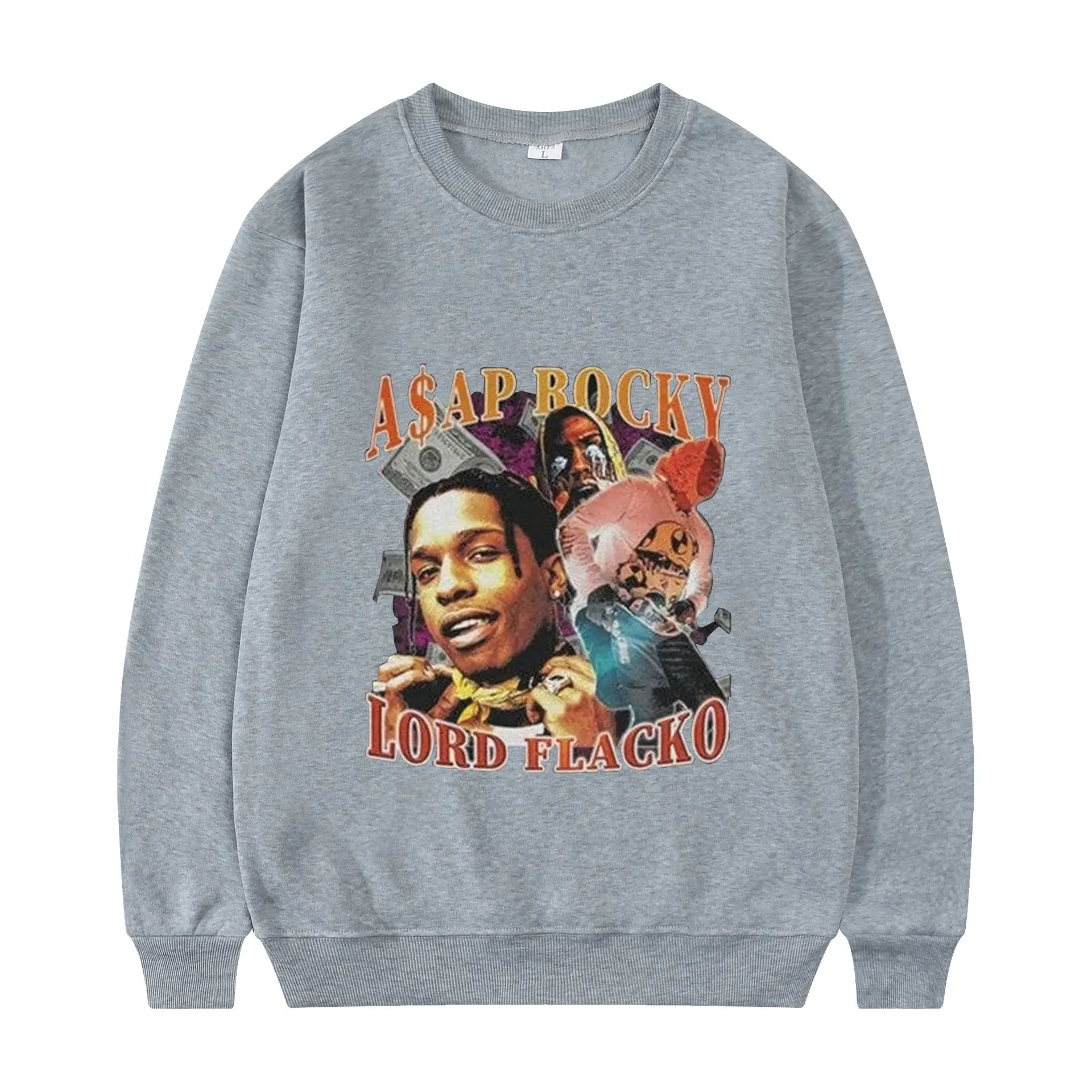 ASAP Rocky Rapper Sweatshirt Men Women All-match Black Sweatshirts Unisex Hip Hop Pullover Man Fleece Streetwear Harajuku Tops
ASAP Rocky Rapper Sweatshirt Men Women All-match Black Sweatshirts Unisex Hip Hop Pullover Man Fleece Streetwear Harajuku Tops