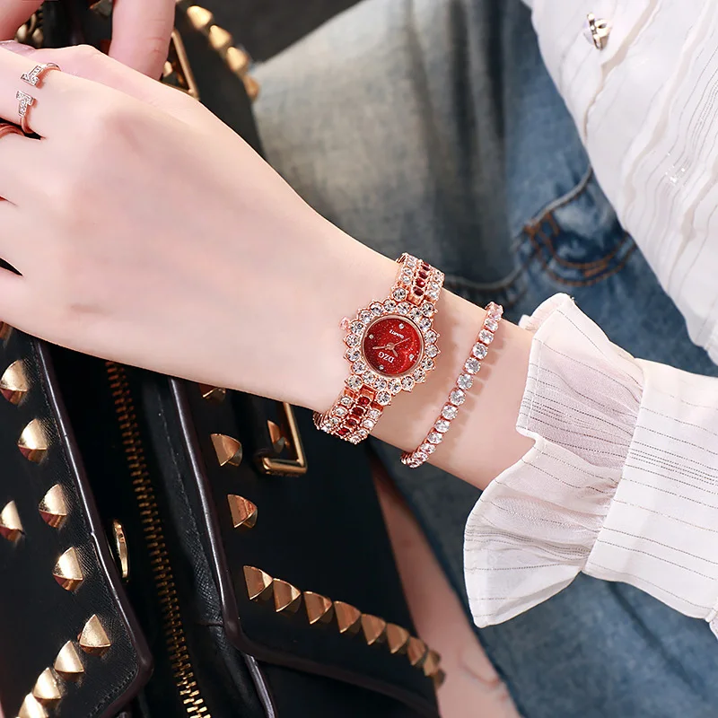 New style hot-selling watch chain watch full diamond female watch fashion casual starry sky watch
New style hot-selling watch chain watch full diamond female watch fashion casual starry sky watch